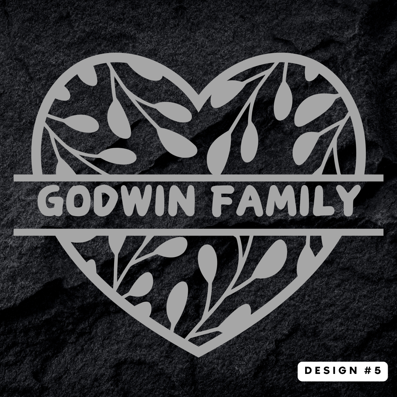 Family Name Coaster Set {Slate or Wood}