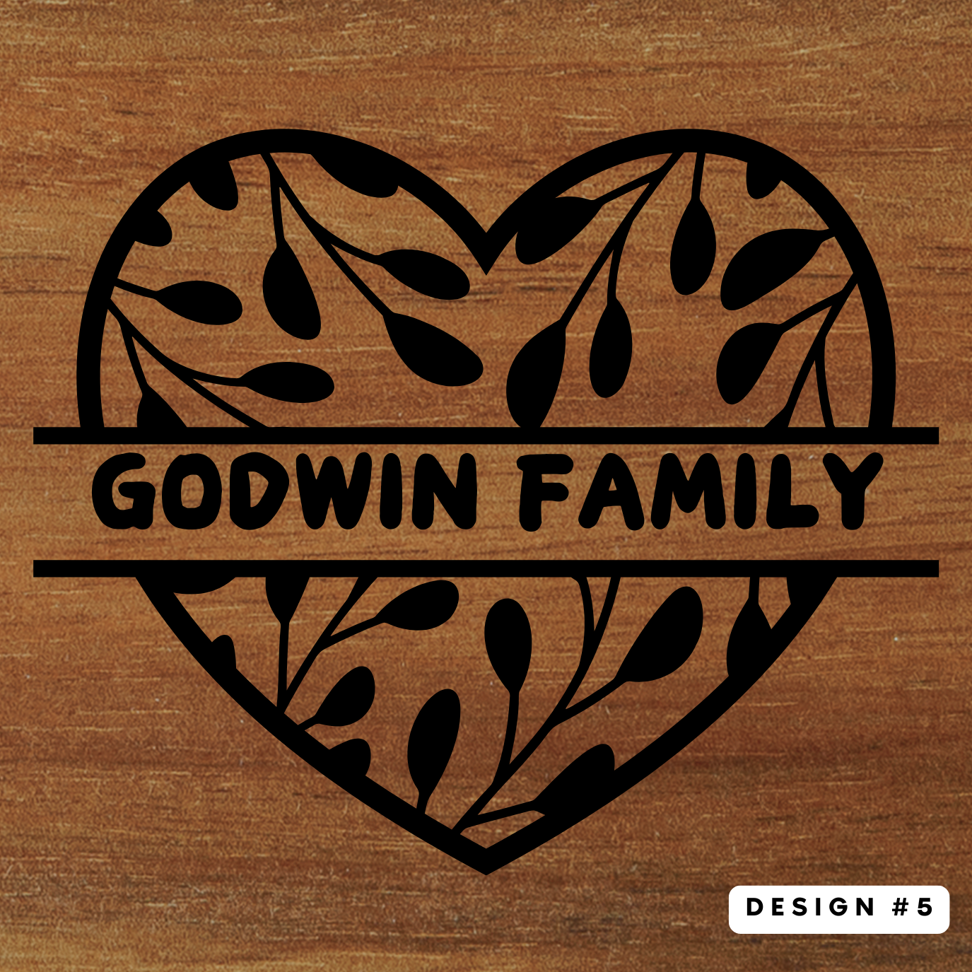 Family Name Coaster Set {Slate or Wood}
