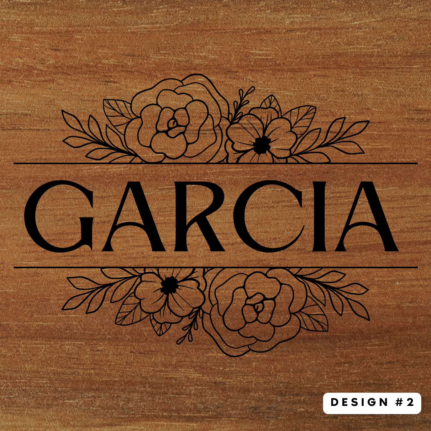 Family Name Coaster Set {Slate or Wood}