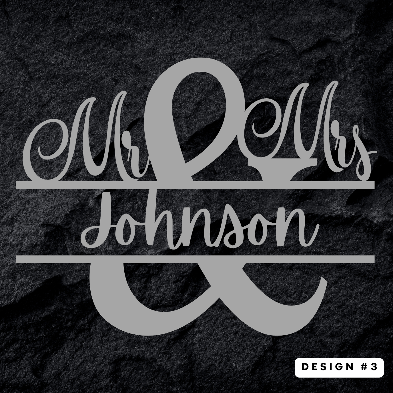 Family Name Coaster Set {Slate or Wood}