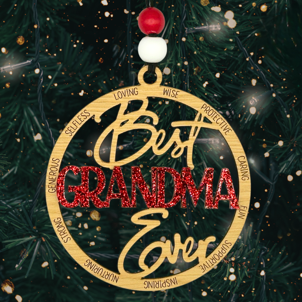 Best Ever Ornament Collection - Family & Grandparent Christmas Ornaments