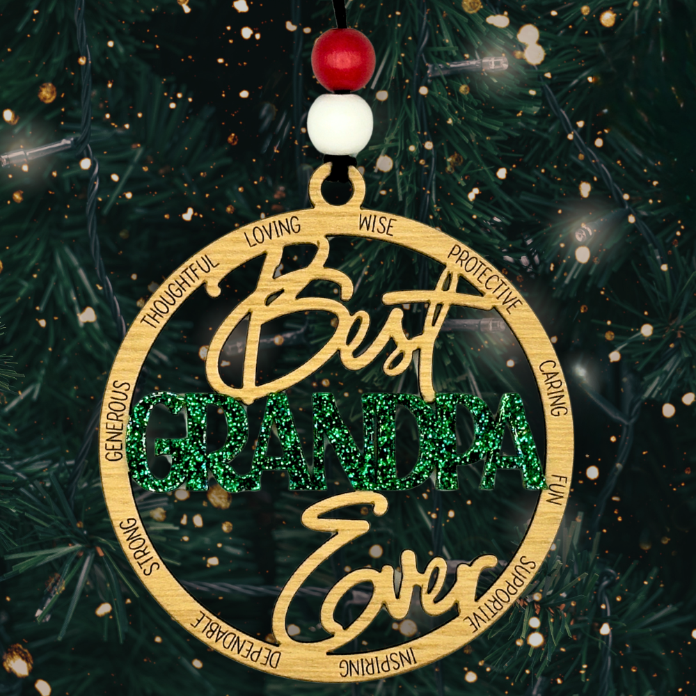 Best Ever Ornament Collection - Family & Grandparent Christmas Ornaments