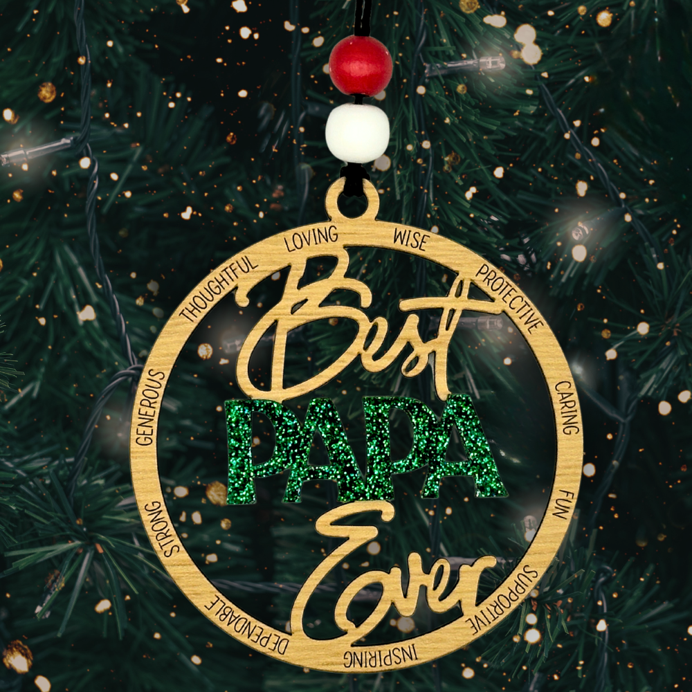 Best Ever Ornament Collection - Family & Grandparent Christmas Ornaments