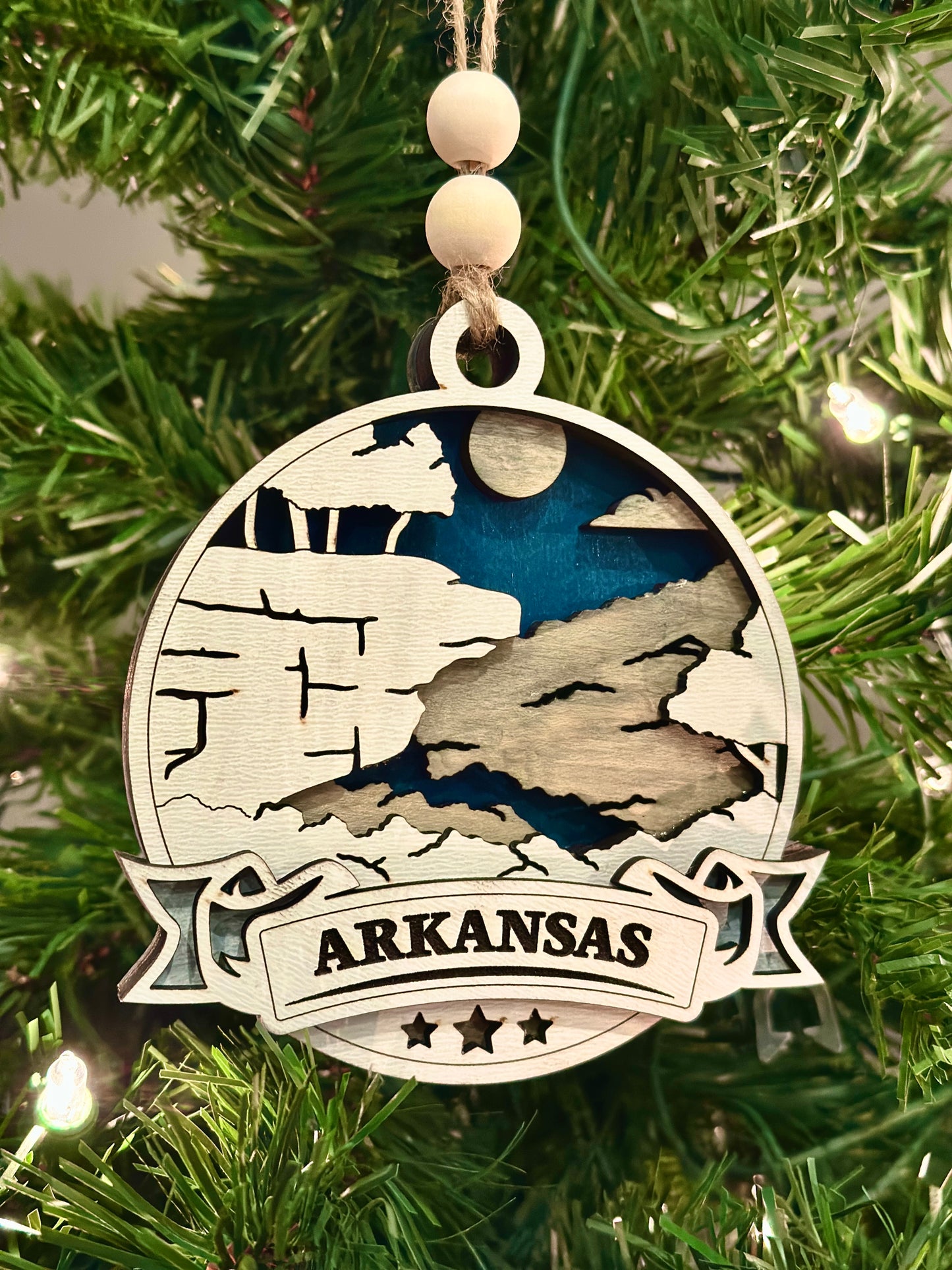 Hawksbills Crag/Arkansas State Parks Ornament