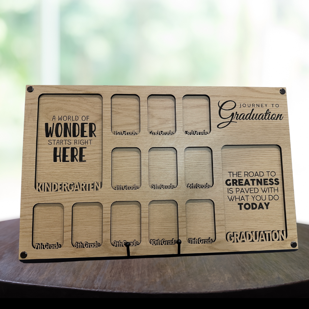 Journey to Graduation School Years Photo Frame