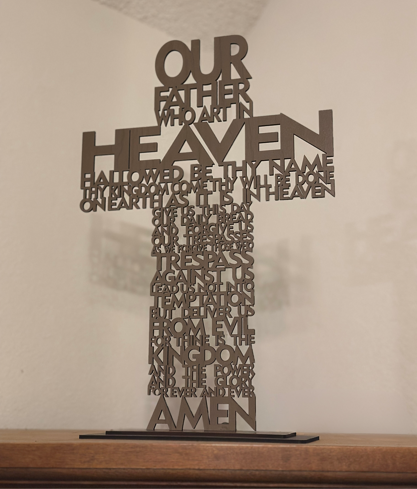Lord’s Prayer Cross