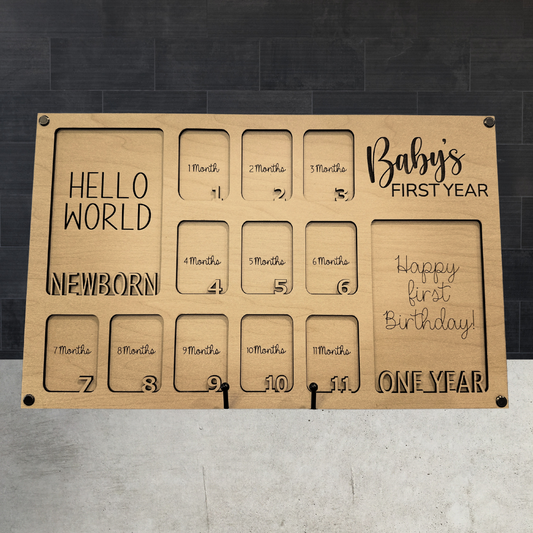 Baby’s First Year Photo Frame