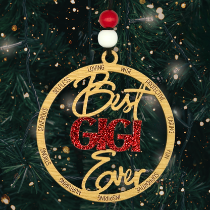 Best Ever Ornament Collection - Family & Grandparent Christmas Ornaments