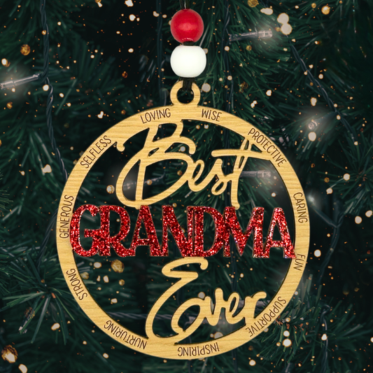 Best Ever Ornament Collection - Family & Grandparent Christmas Ornaments