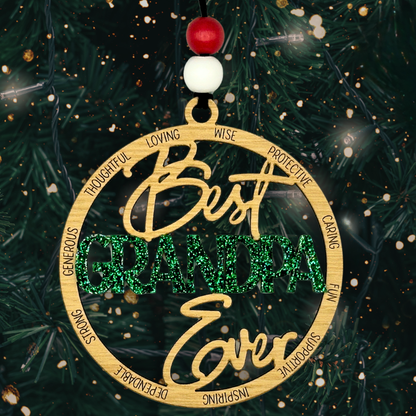 Best Ever Ornament Collection - Family & Grandparent Christmas Ornaments