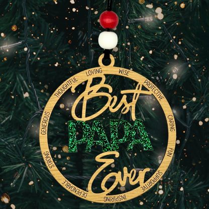 Best Ever Ornament Collection - Family & Grandparent Christmas Ornaments