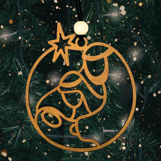 Nativity Silhouette Ornament – Simple and Elegant Christmas Decor