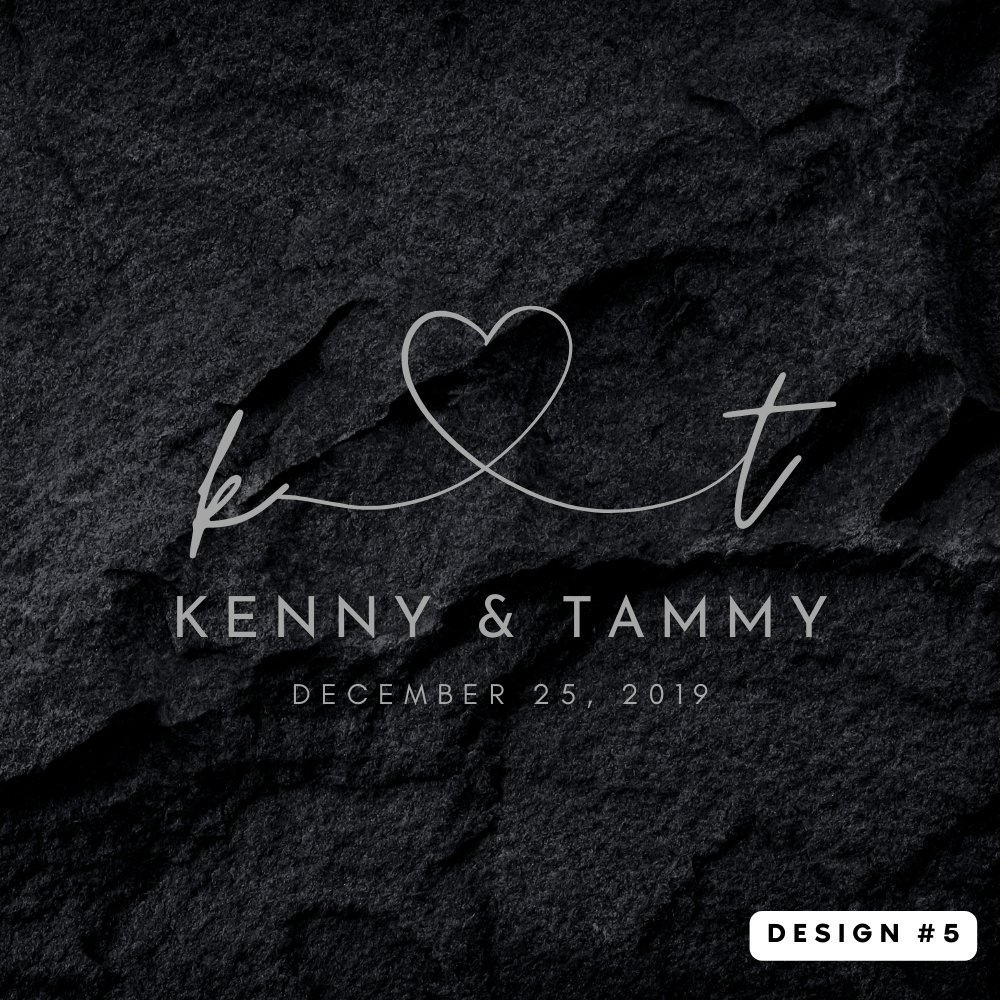 Couples Coaster Set {Wood or Slate}