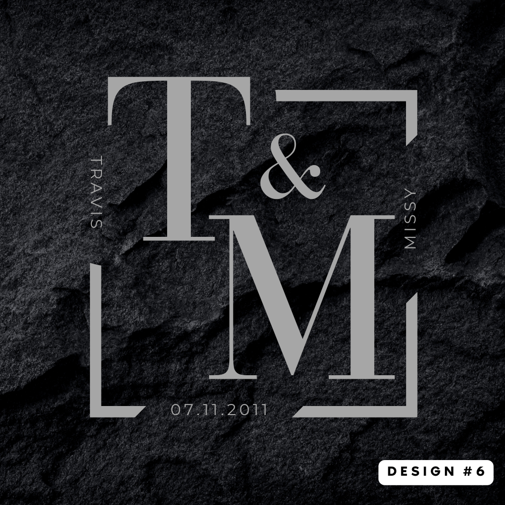 Couples Coaster Set {Wood or Slate}