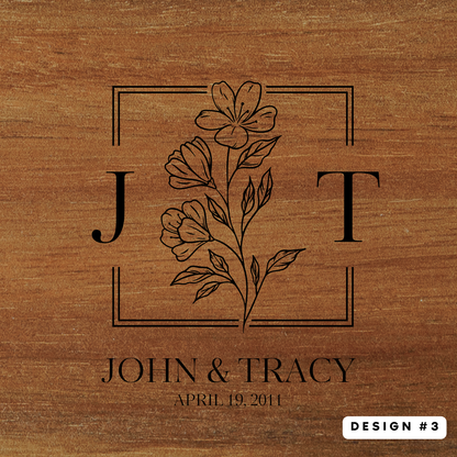 Couples Coaster Set {Wood or Slate}