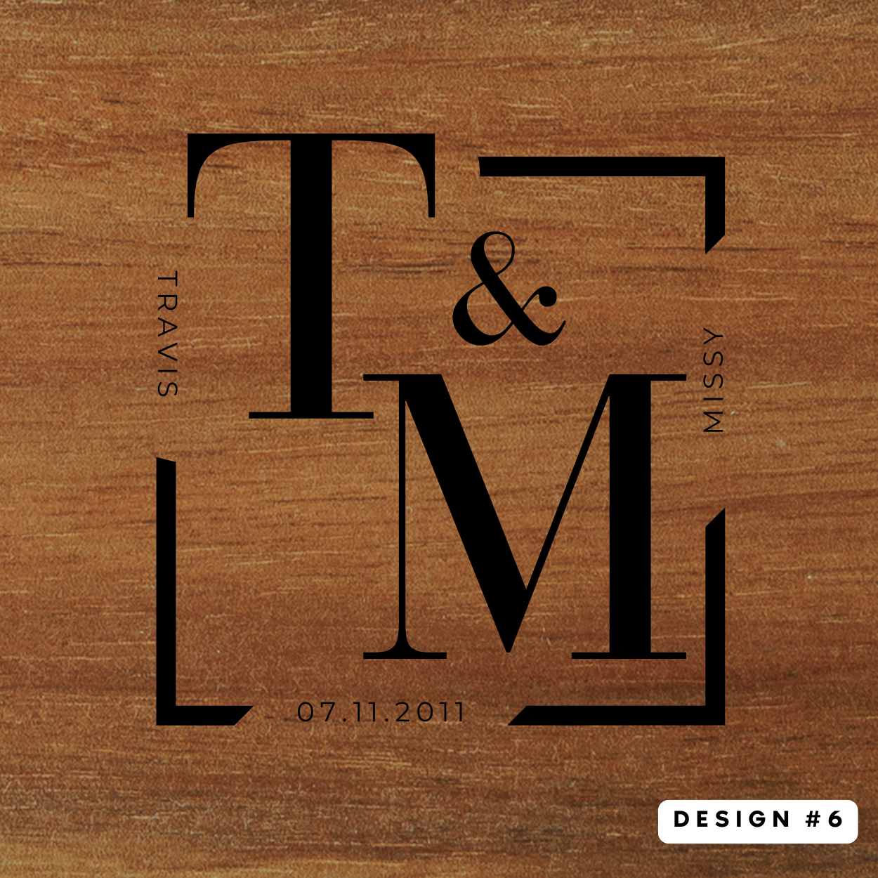Couples Coaster Set {Wood or Slate}