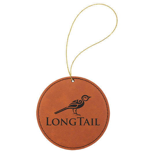 Custom Leather Ornament